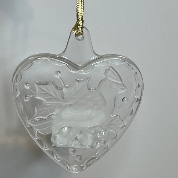 Mikasa Japan Cardinal & Candle Glass Ornaments Set of 2 Holiday Christmas - Picture 11 of 16